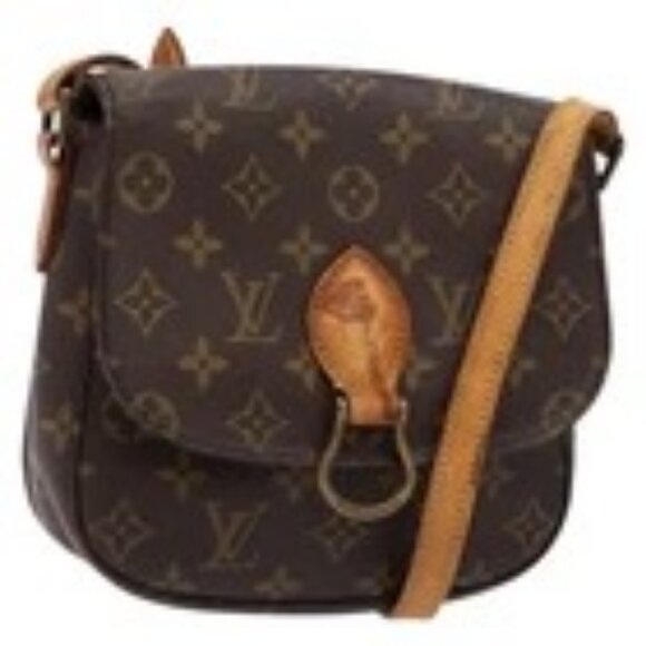 LOUIS VUITTON Monogram Monogram Saint Cloud MM Shoulder Bag M51243 Auth 135106 - Picture 1 of 16